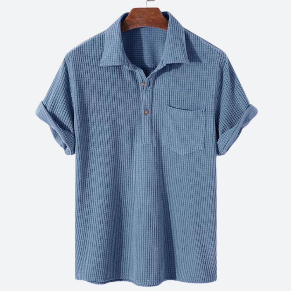 Letnia Koszula Męska z Oddychającego Materiału - Wygoda i Styl na Gorące Dni 2